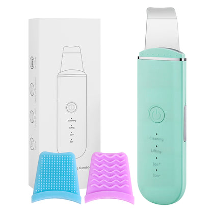 Green Ultrasonic Facial Scrubber Device from Ultrasonic Skin Scrubber
