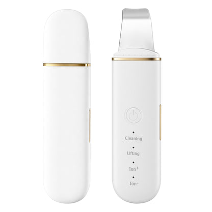 White Ultrasonic Skin Scrubber