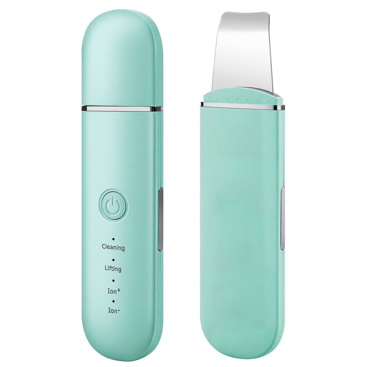 Green Ultrasonic Skin Spatula Device