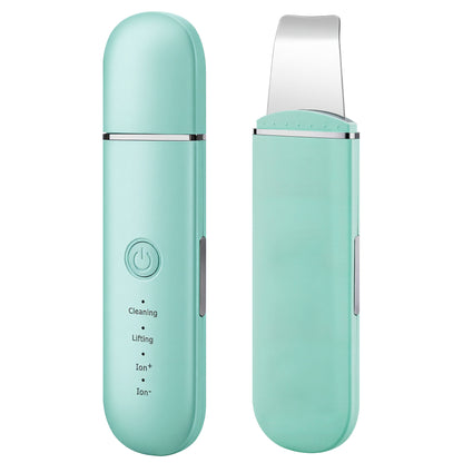 Green Ultrasonic Skin Spatula Device